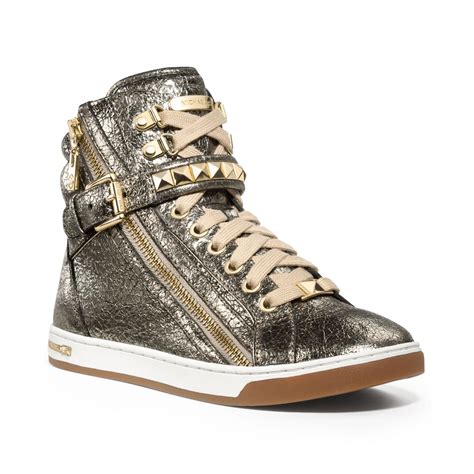 michael kors high top shoes women|Michael Kors sneakers price.